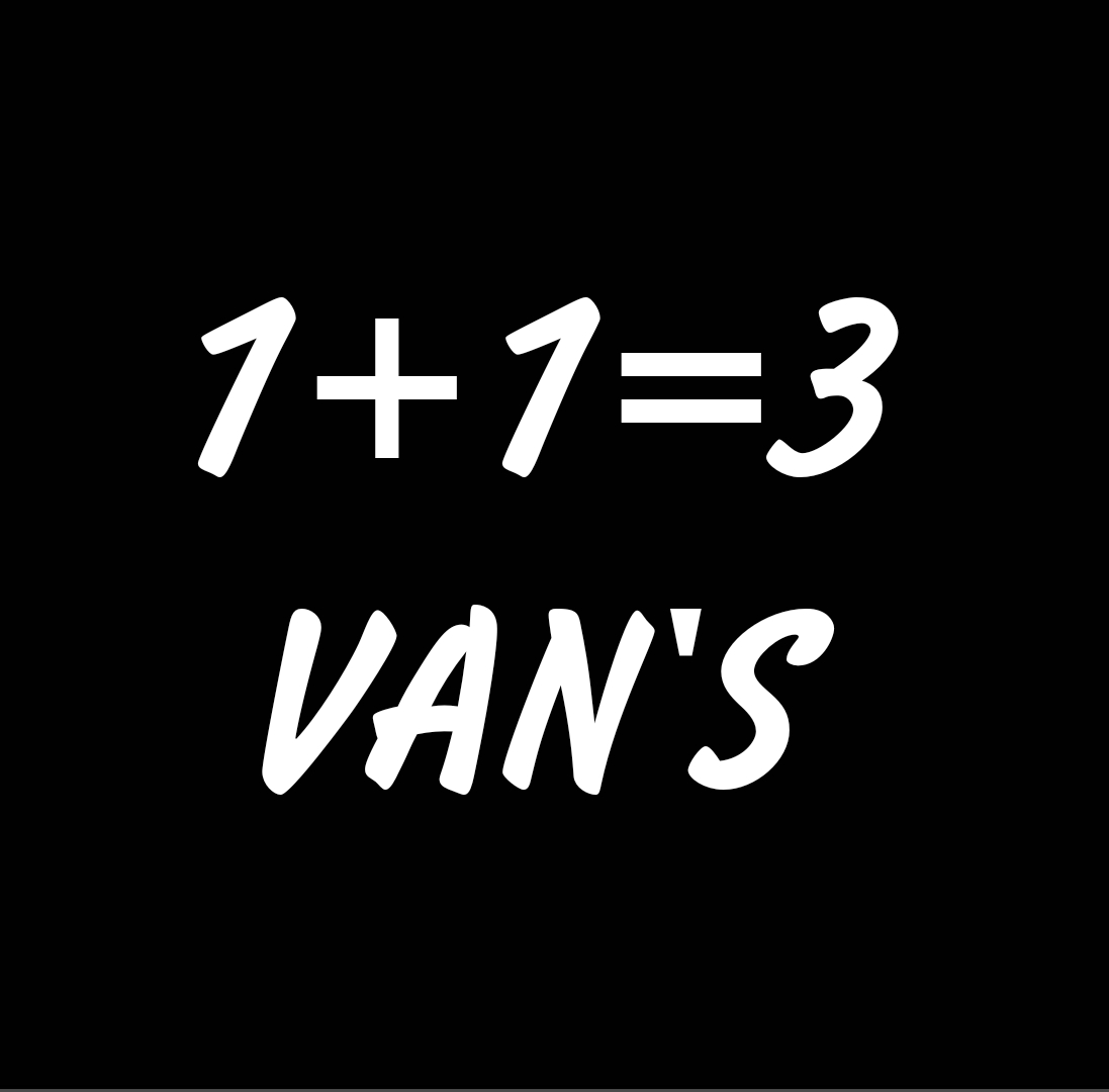 Акция от Van’s 1+1=3