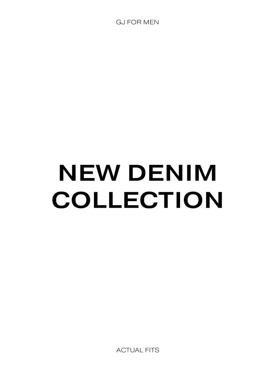 New denim collection for men by GJ