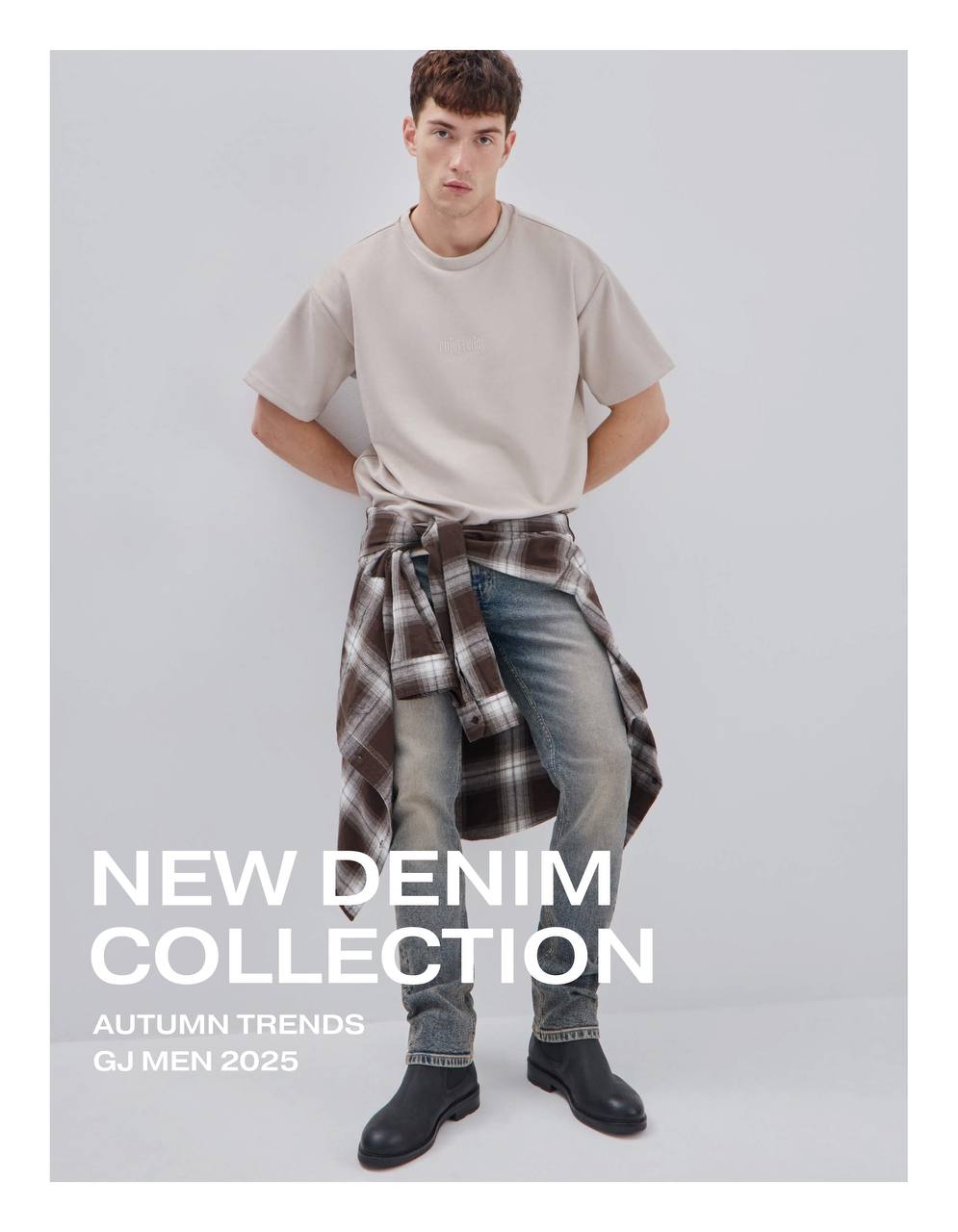 New denim collection/autumn trends/GJ men 2025